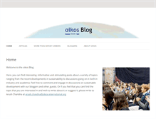 Tablet Screenshot of blog.oikos-international.org
